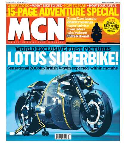 MCN issue 15th January 2014