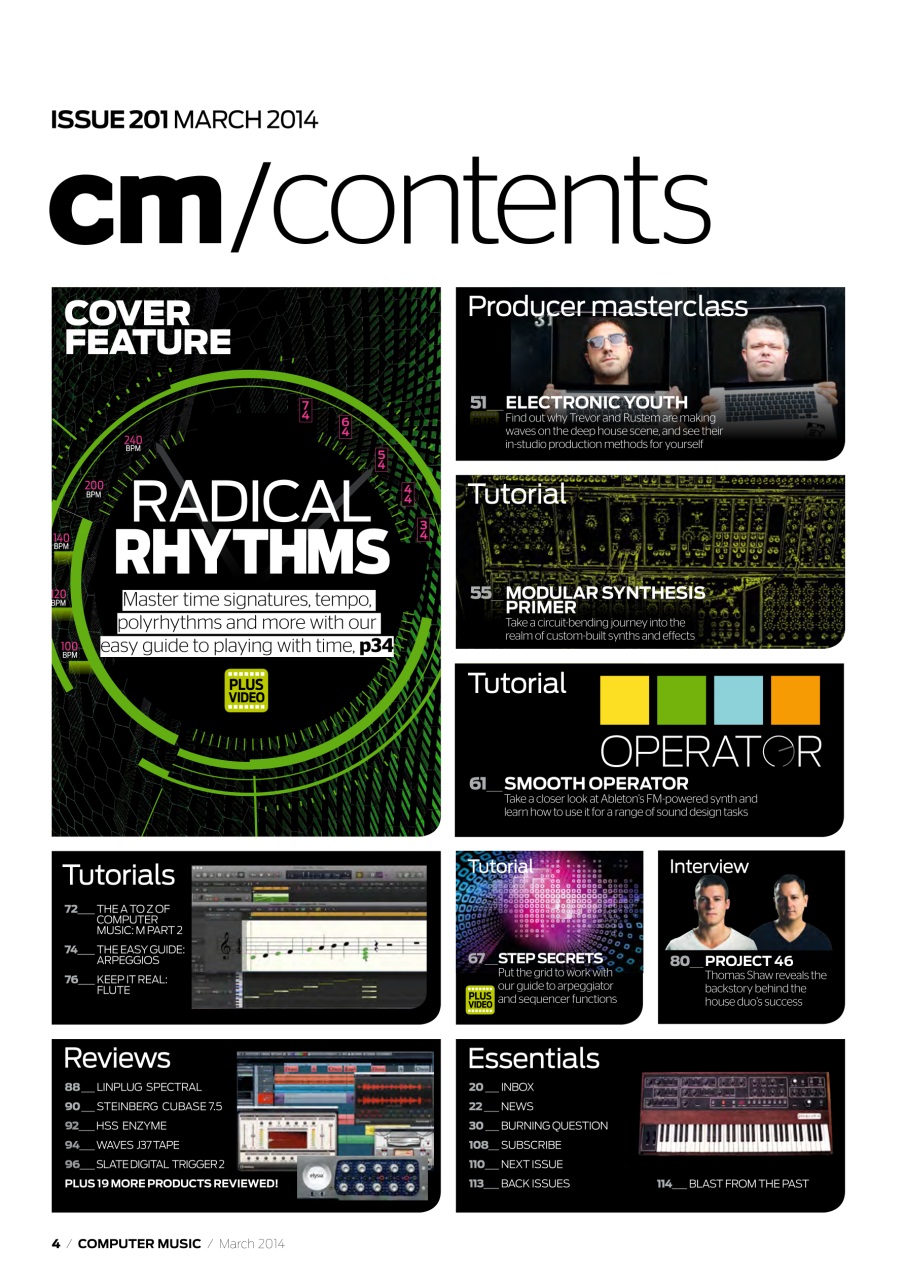 Computer Music Preview Pages
