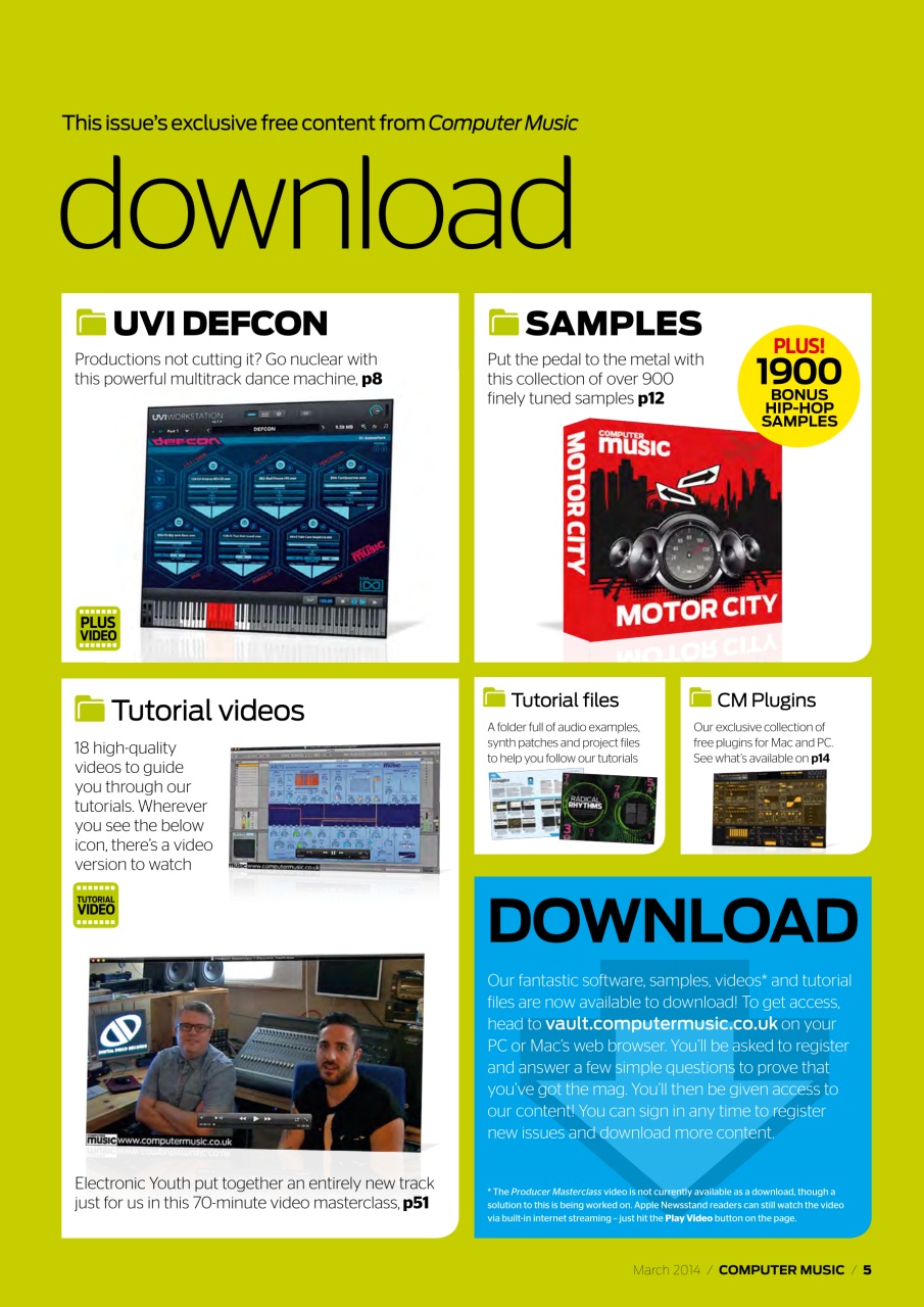 Computer Music Preview Pages