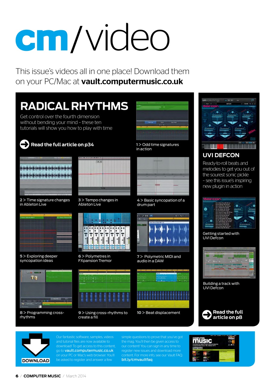 Computer Music Preview Pages