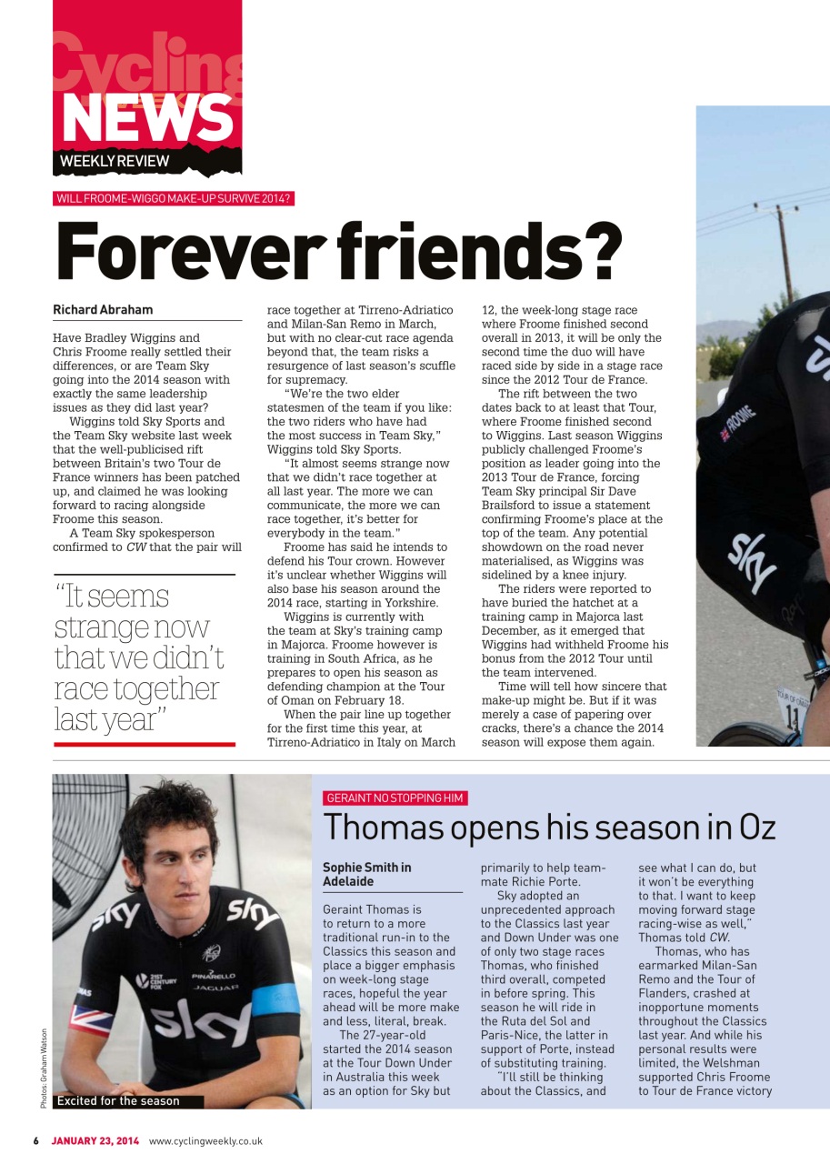 Cycling Weekly Preview Pages