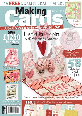 Making Cards & Papercraft issue February 2014