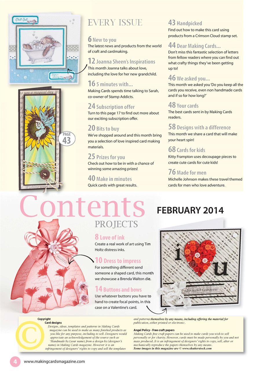 Making Cards & Papercraft Preview Pages