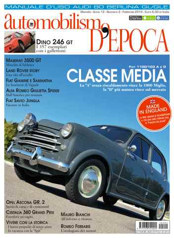 Automobilismo d'Epoca issue Automobilismo d'Epoca 2 2014
