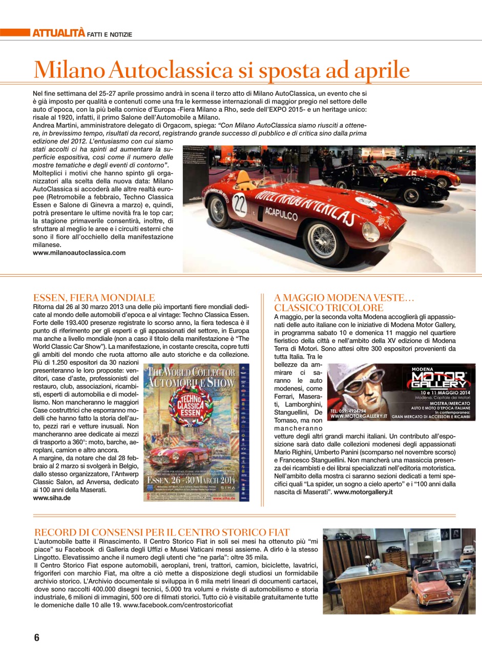 Automobilismo d'Epoca Preview Pages