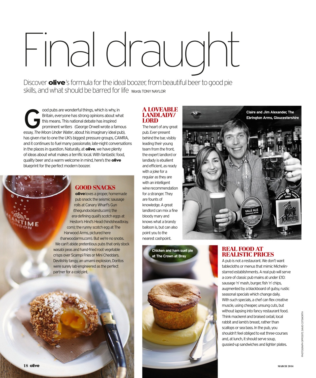 Olive Magazine Preview Pages