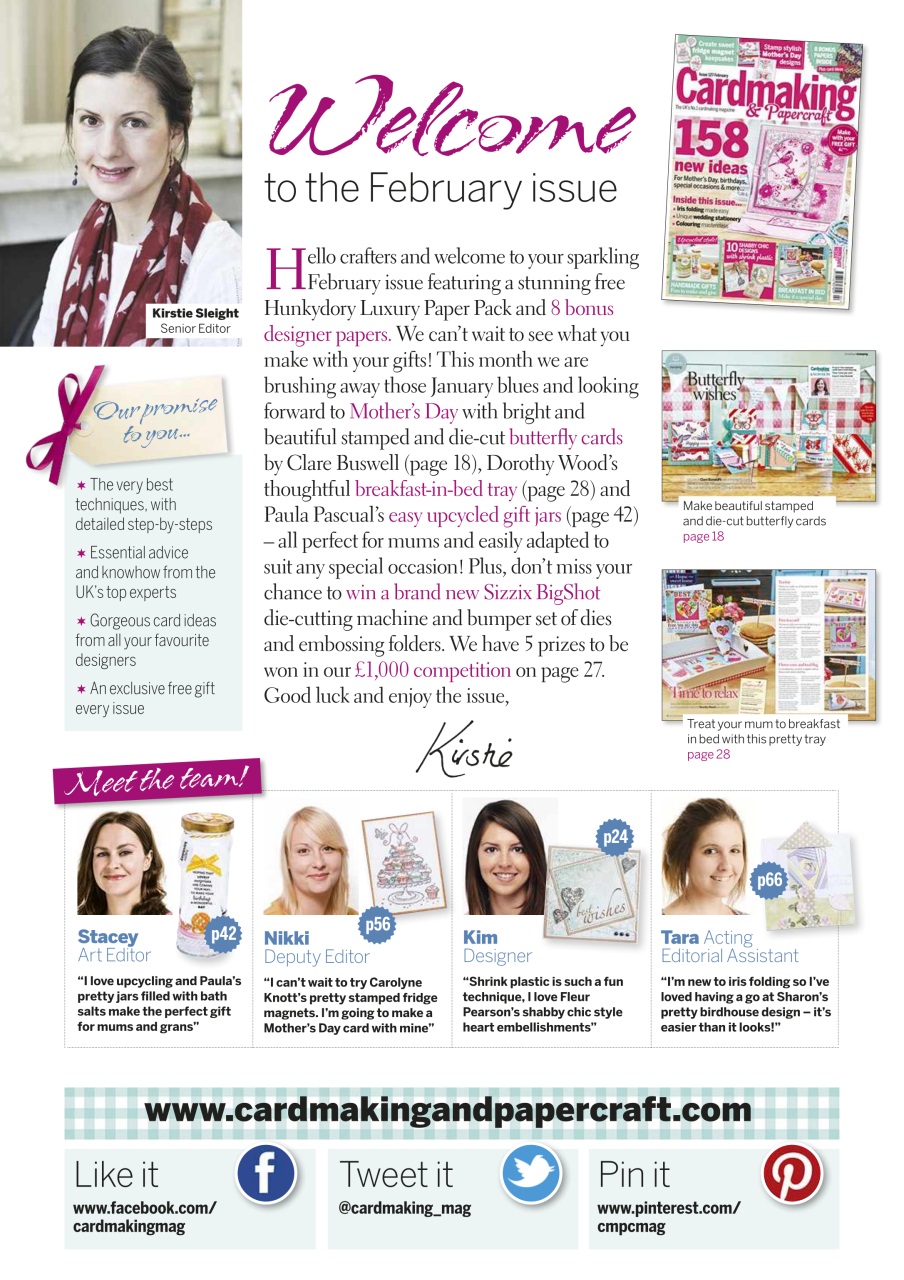 Cardmaking & Papercraft Preview Pages