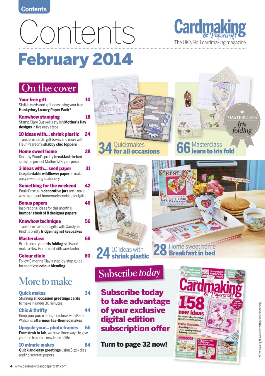 Cardmaking & Papercraft Preview Pages