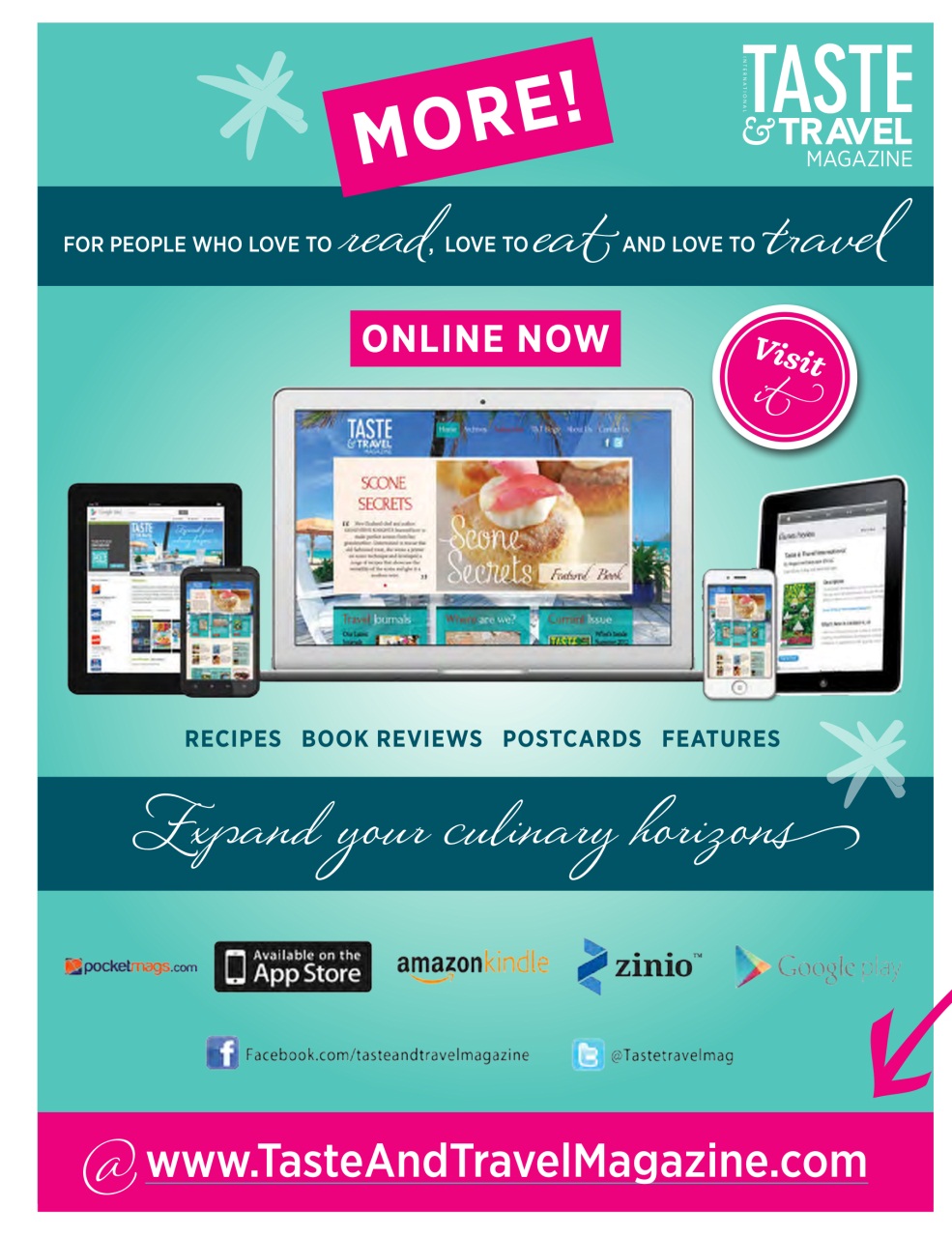 Taste & Travel International Preview Pages