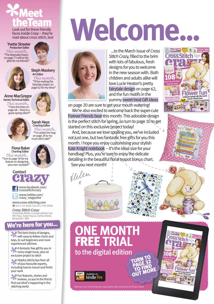 Cross Stitch Crazy Preview Pages