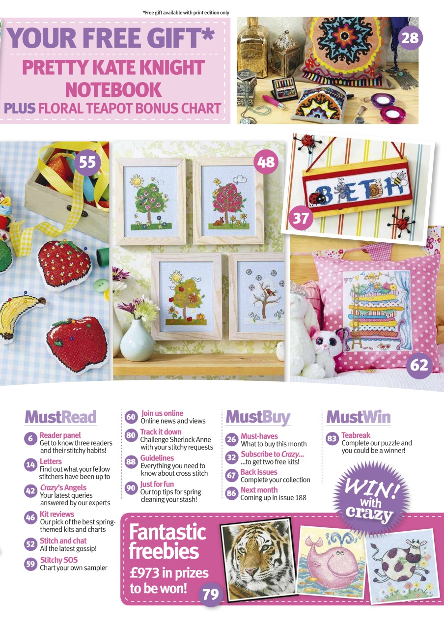 Cross Stitch Crazy Preview Pages