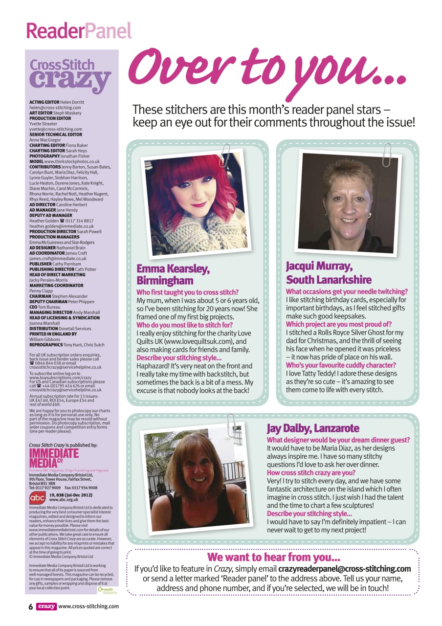 Cross Stitch Crazy Preview Pages