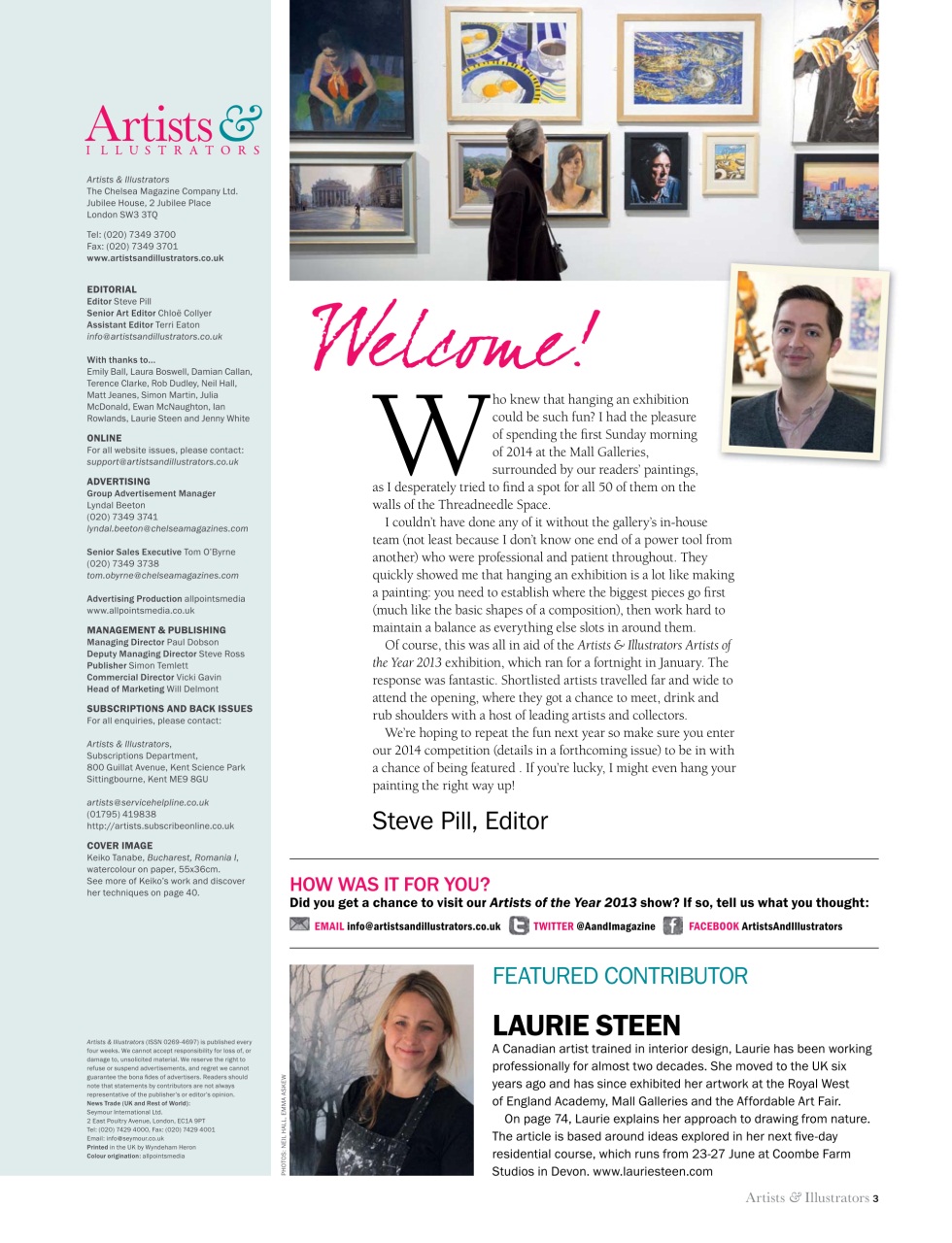 Artists & Illustrators Preview Pages