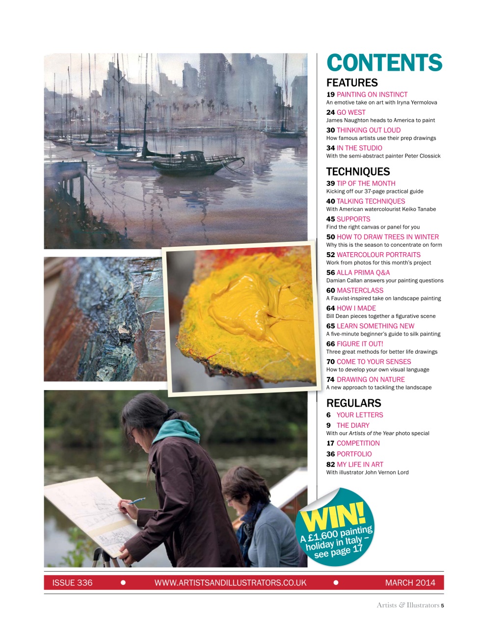 Artists & Illustrators Preview Pages
