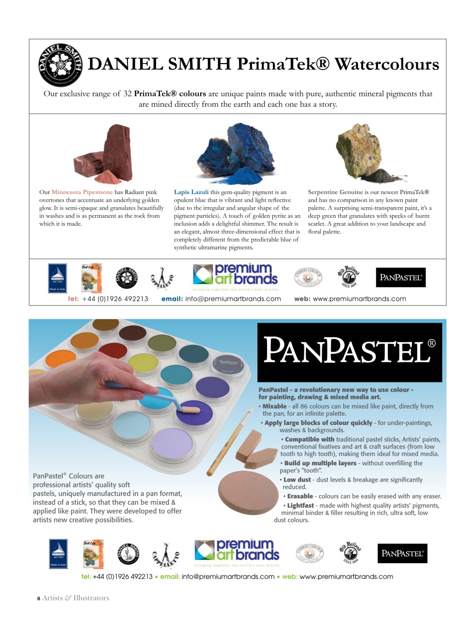 Artists & Illustrators Preview Pages