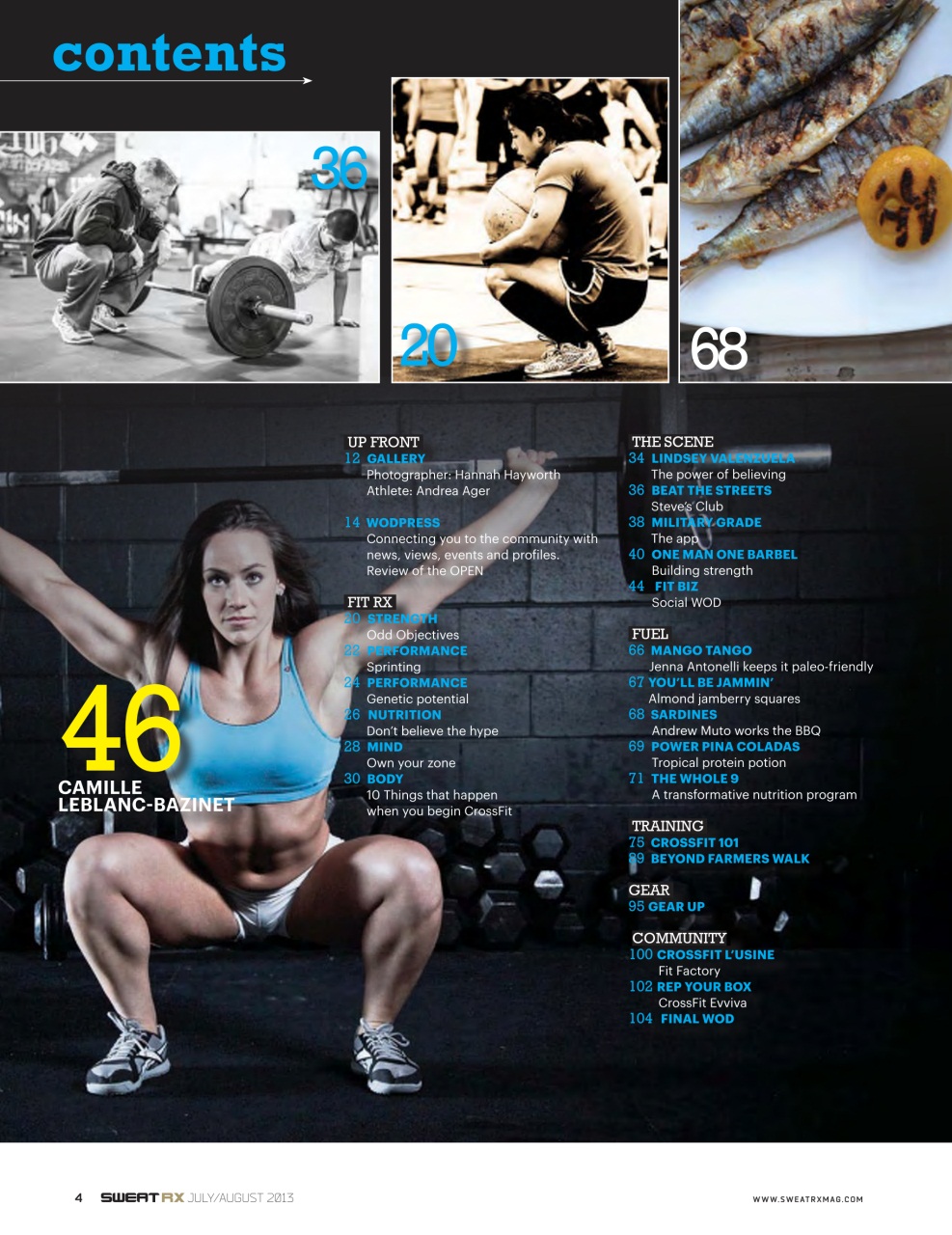 Sweat RX Preview Pages