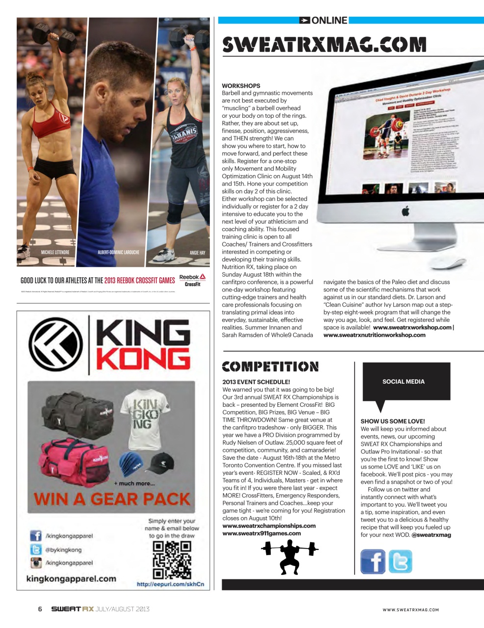 Sweat RX Preview Pages