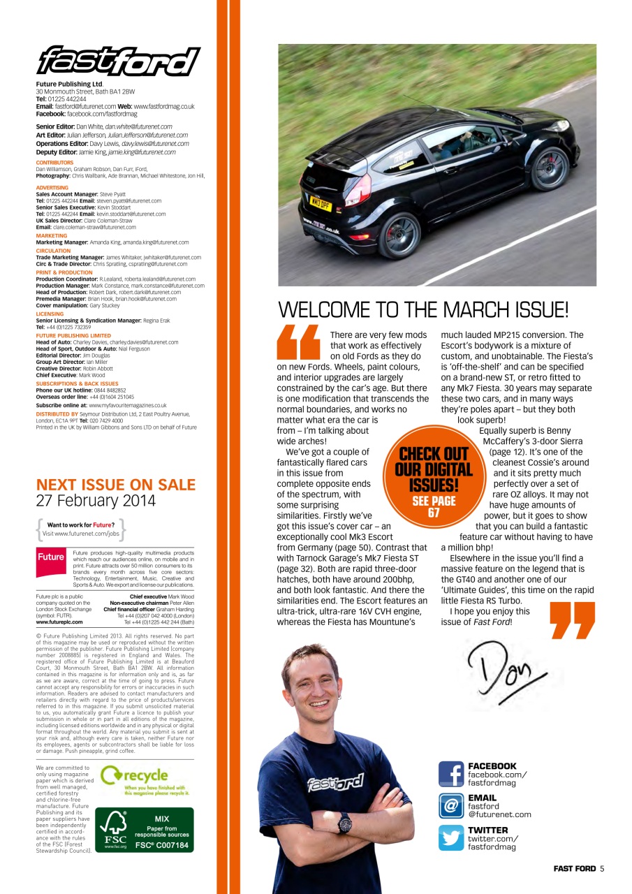 Fast Ford Preview Pages