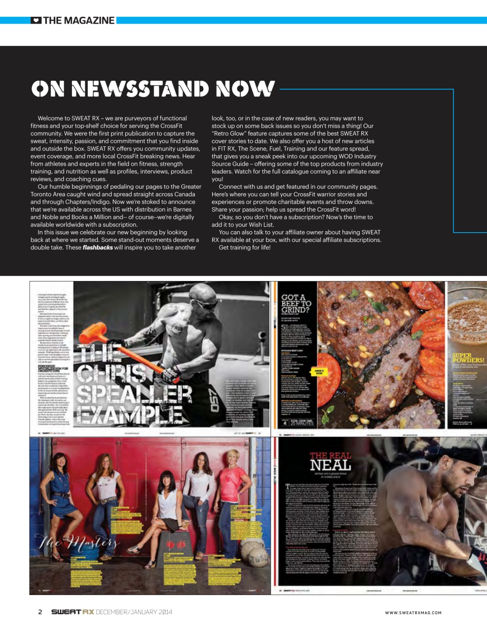 Sweat RX Preview Pages