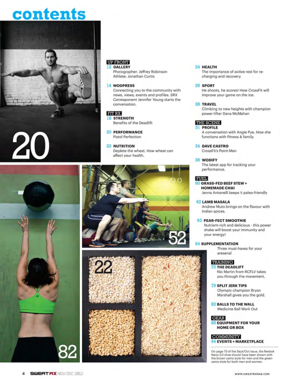 Sweat RX Preview Pages