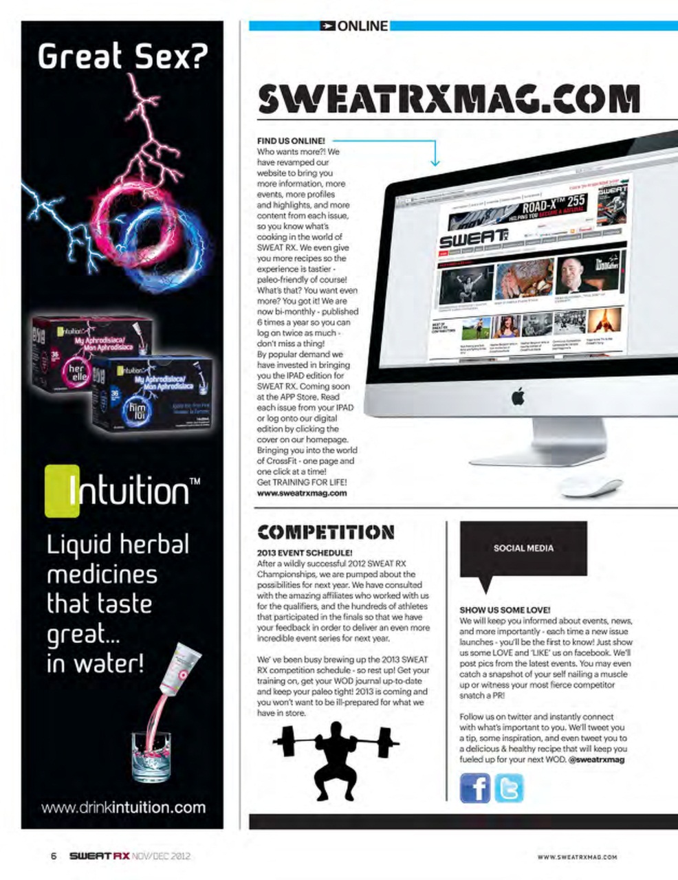 Sweat RX Preview Pages