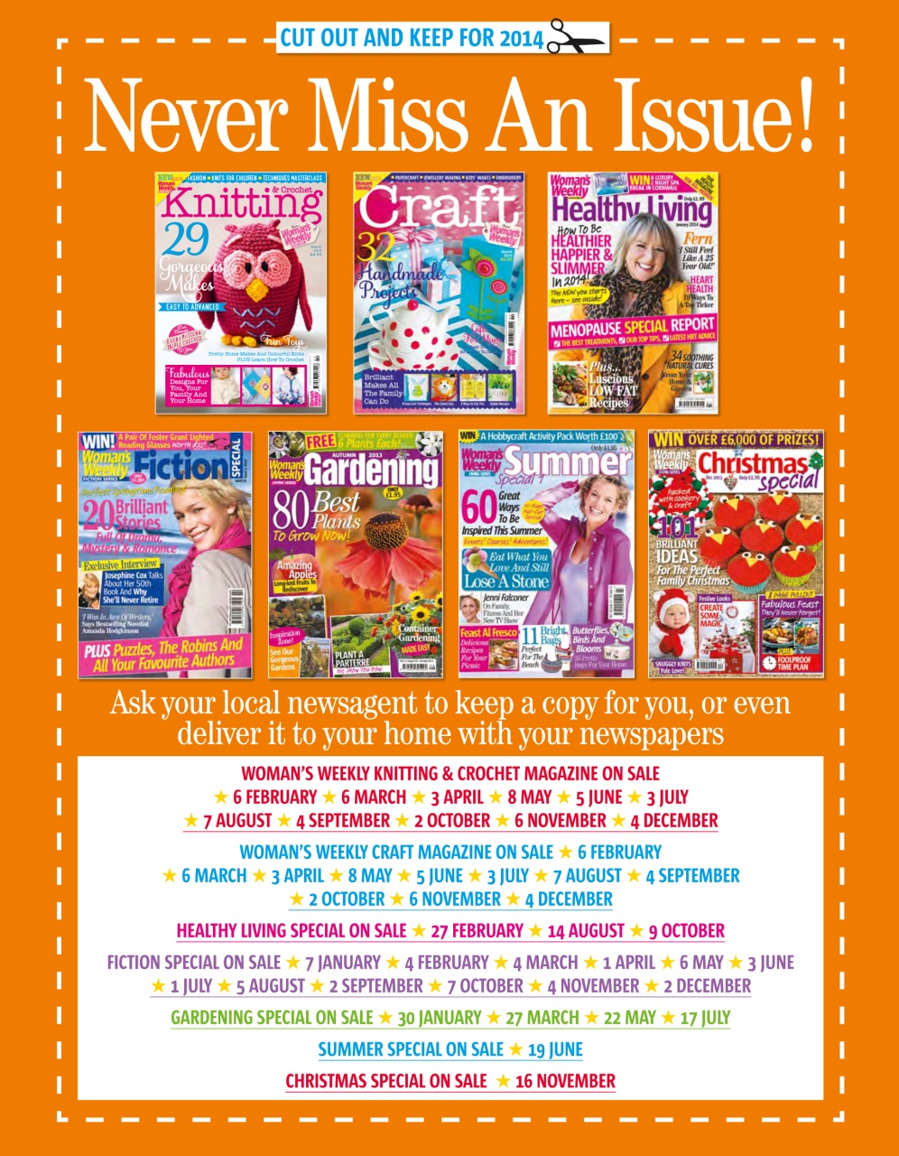 Woman's Weekly Preview Pages