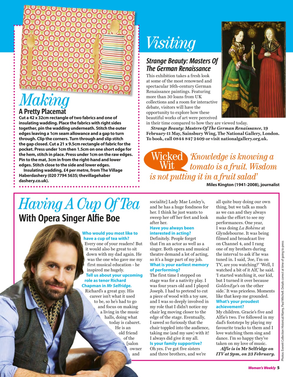 Woman's Weekly Preview Pages