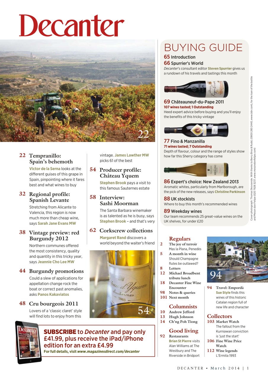 Decanter Preview Pages