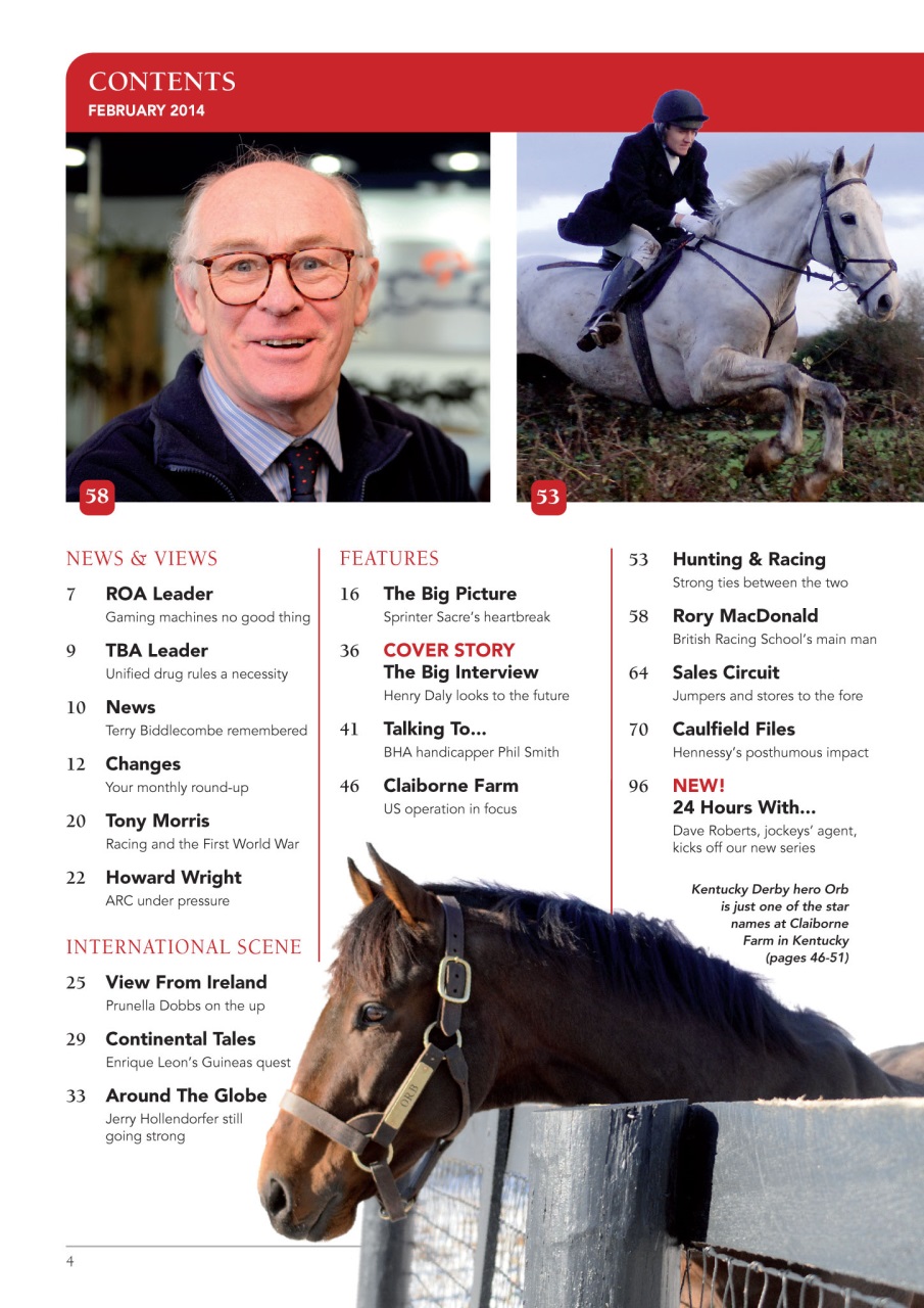 The Owner Breeder Preview Pages