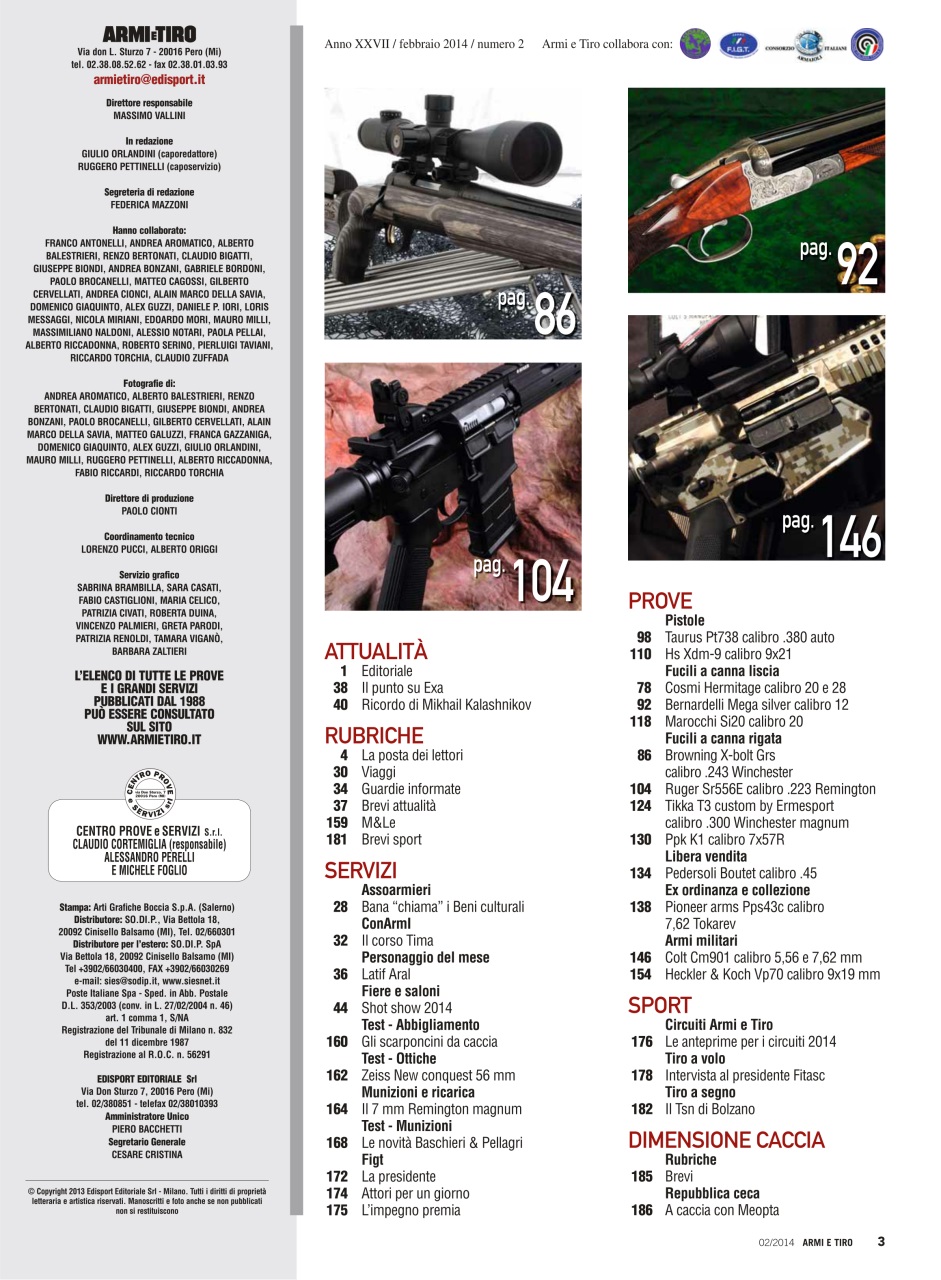 Armi E Tiro Preview Pages