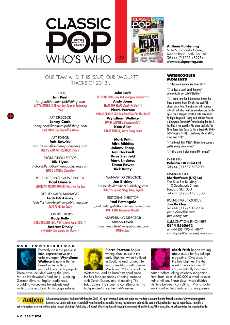 Classic Pop Preview Pages