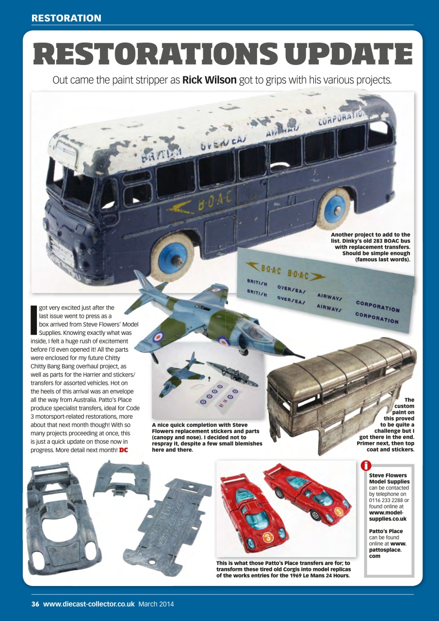 Diecast Collector Preview Pages