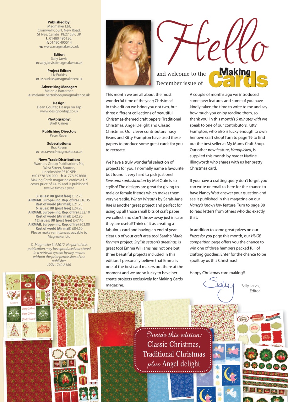 Making Cards & Papercraft Preview Pages