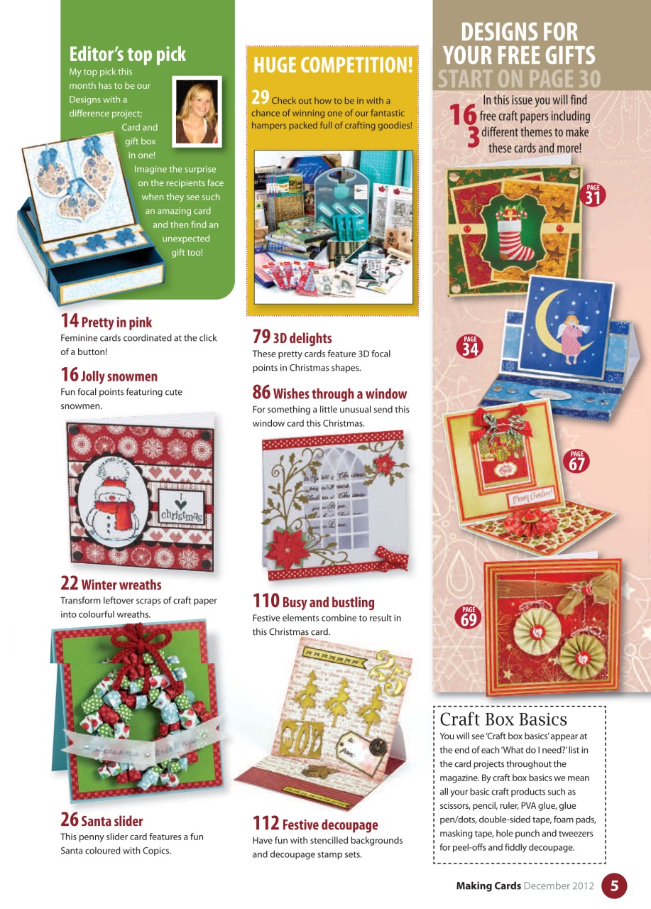Making Cards & Papercraft Preview Pages