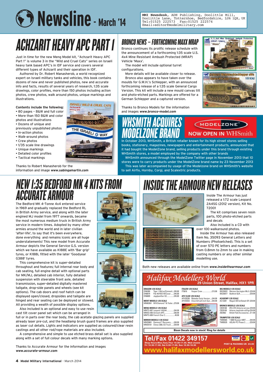 Model Military International Preview Pages