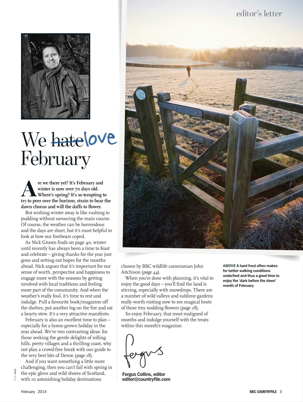 BBC Countryfile Magazine Preview Pages
