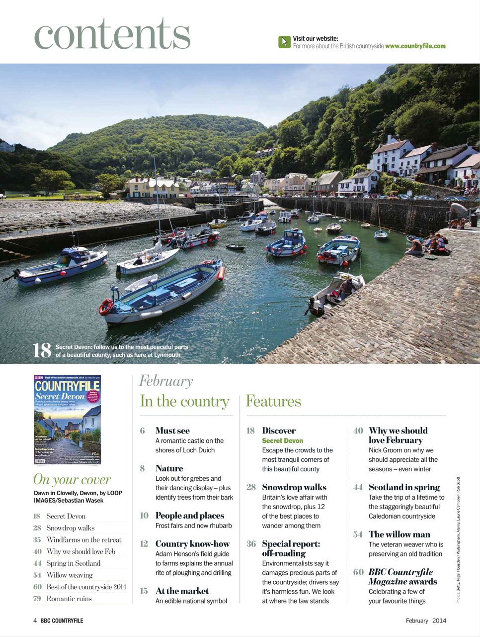 BBC Countryfile Magazine Preview Pages