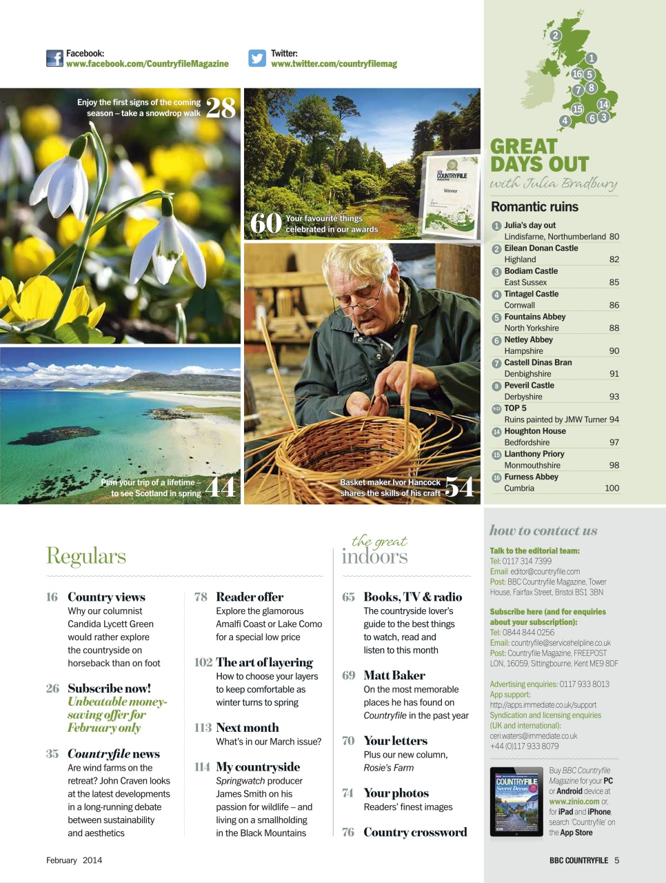 BBC Countryfile Magazine Preview Pages