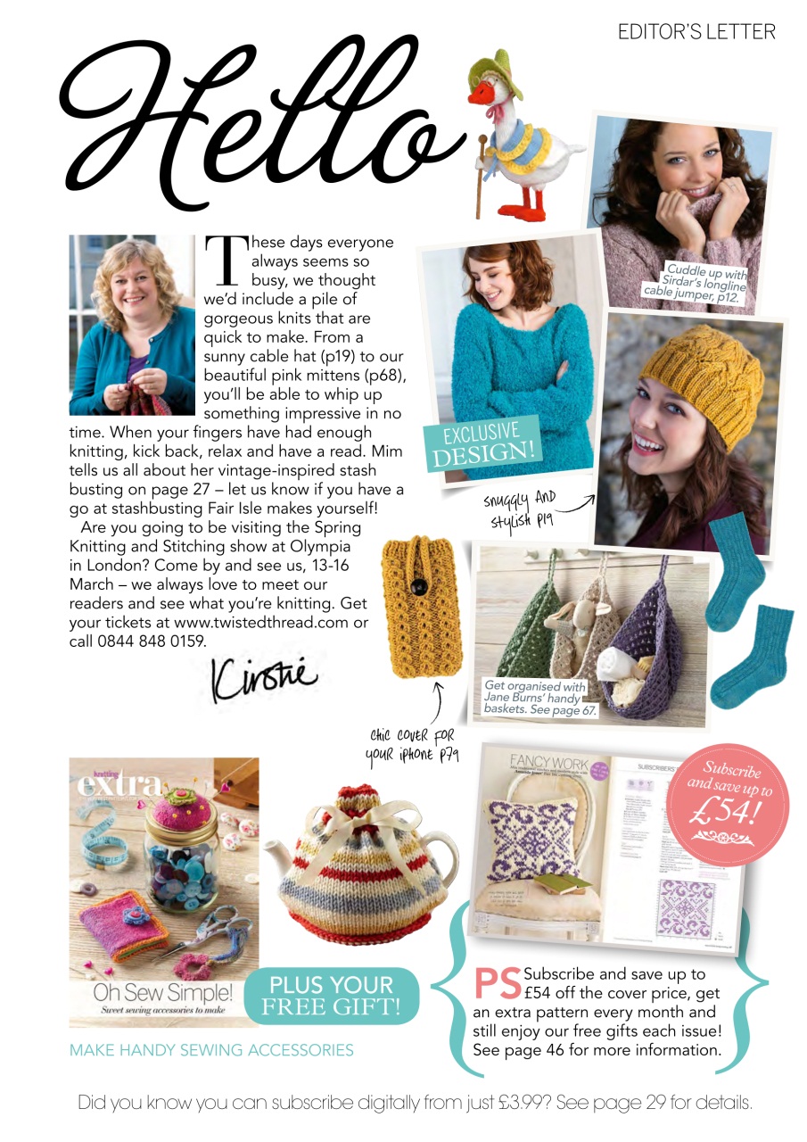 Simply Knitting Preview Pages