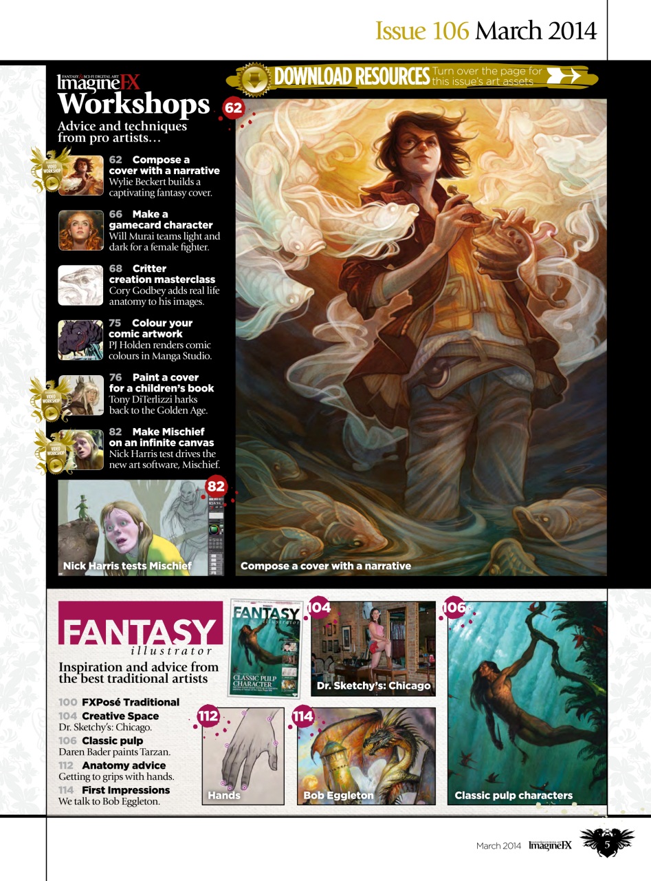 ImagineFX Preview Pages