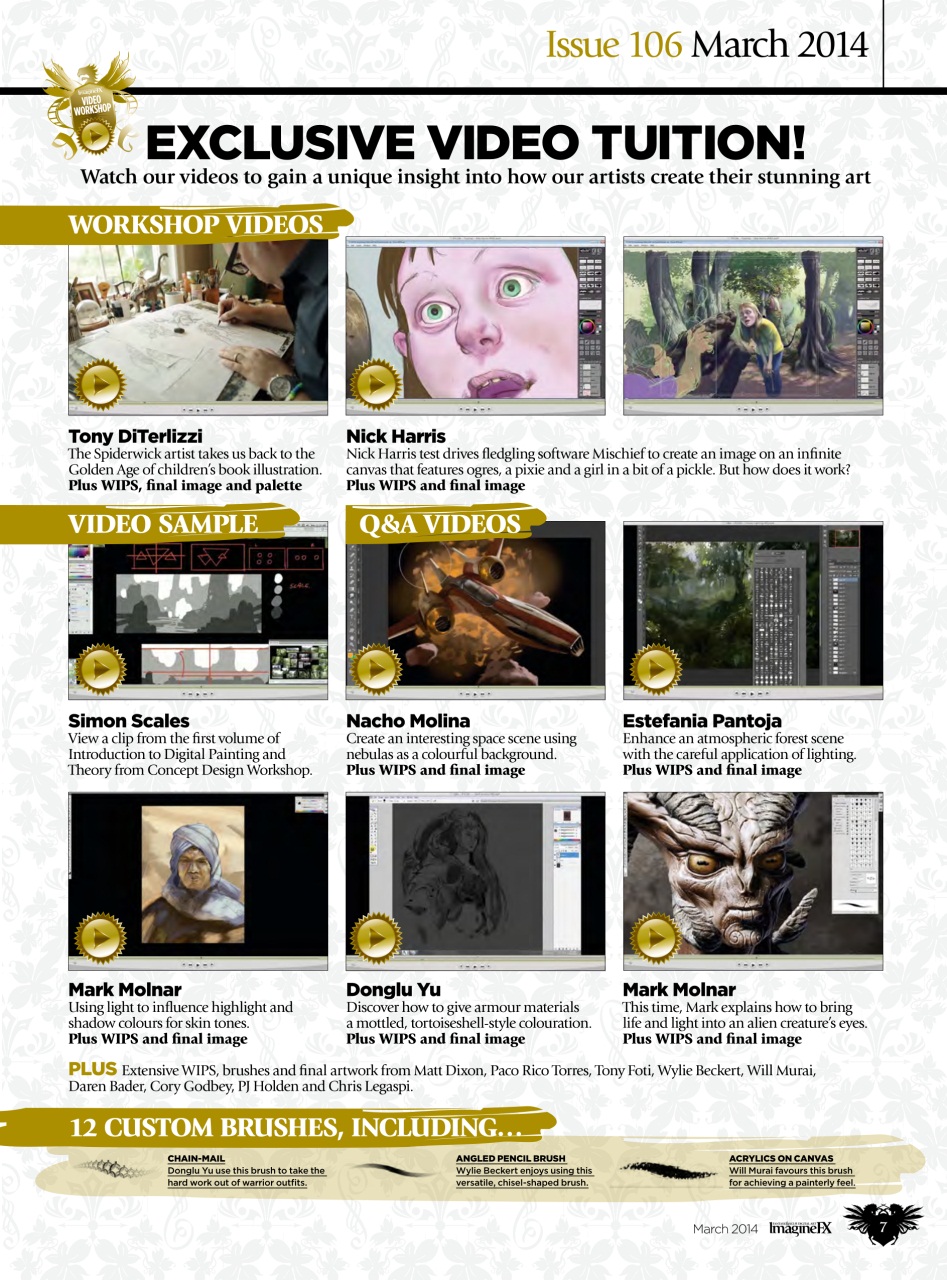 ImagineFX Preview Pages