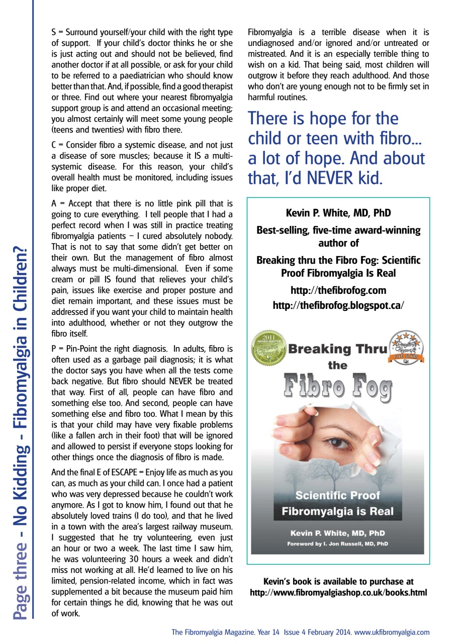 Fibromyalgia Magazine Preview Pages
