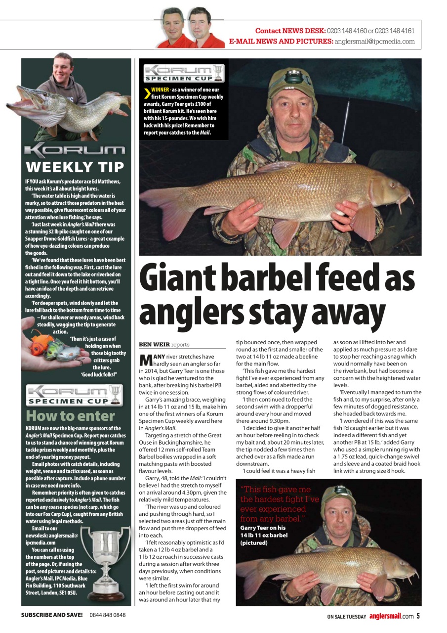 Anglers Mail Preview Pages