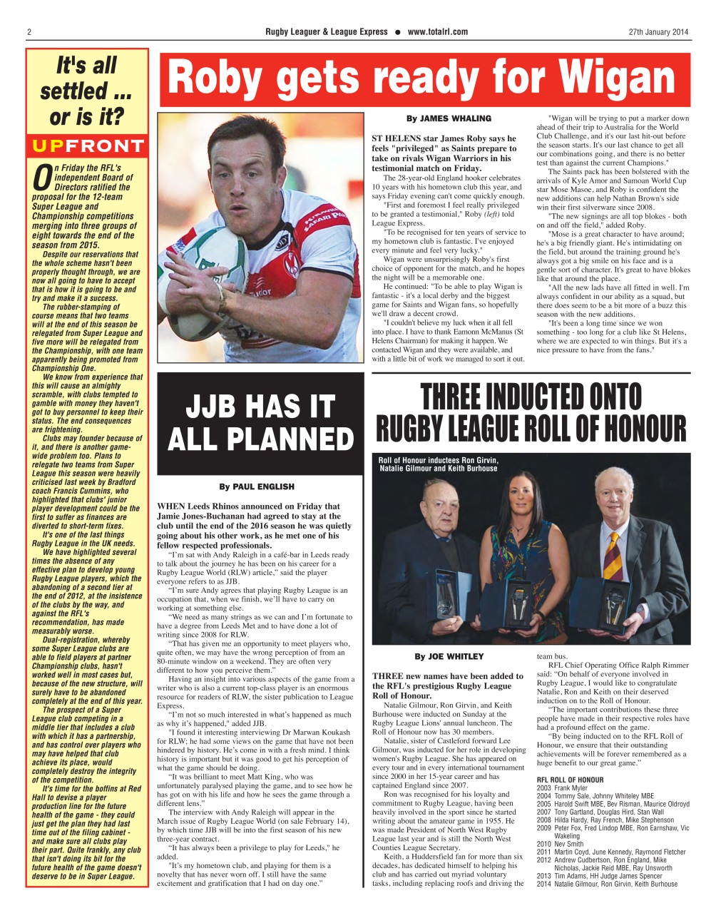 League Express Preview Pages