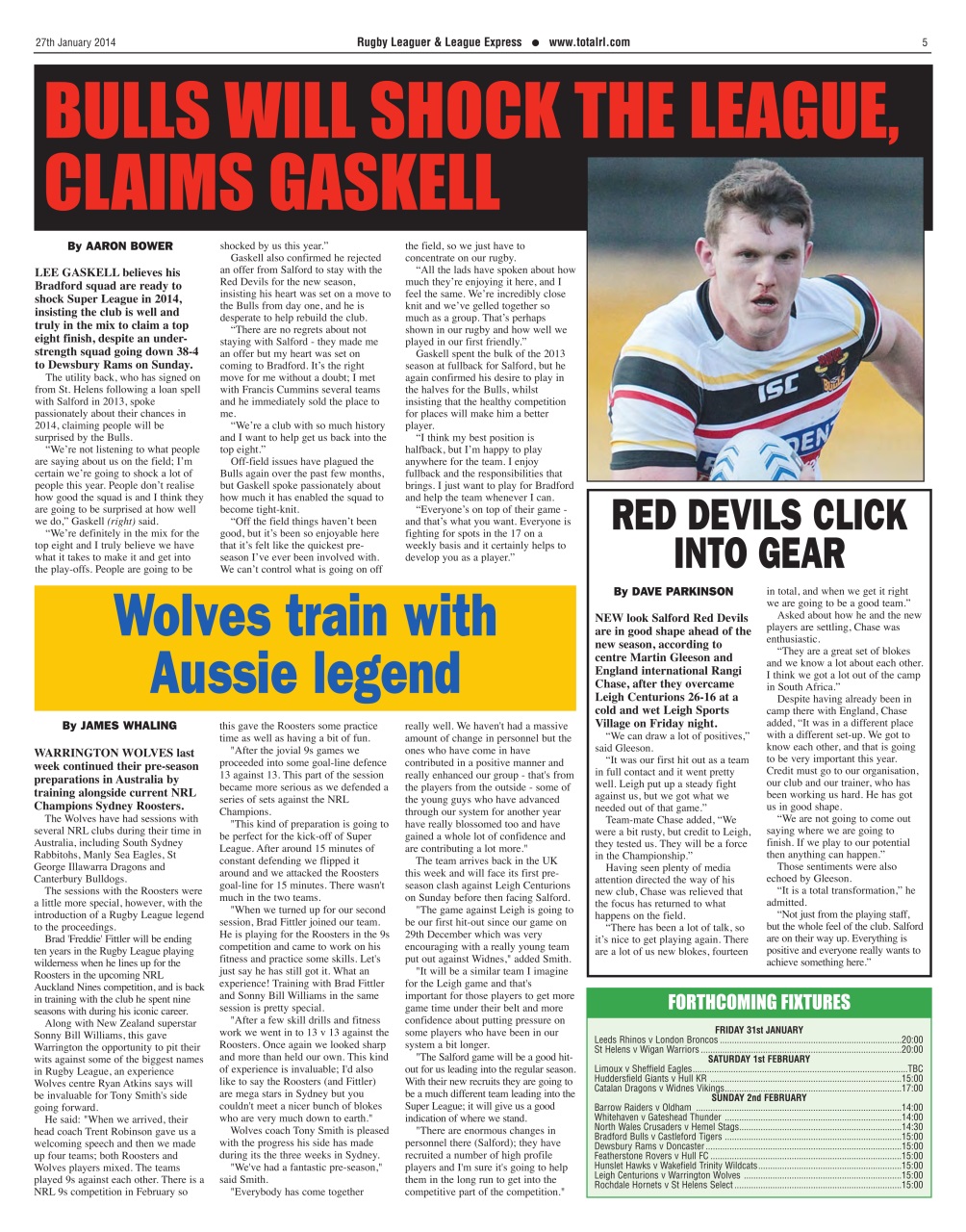 League Express Preview Pages