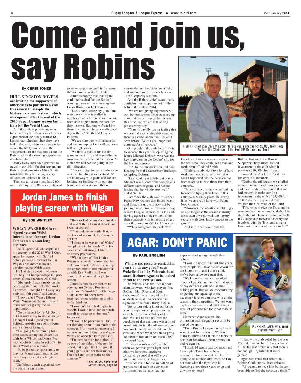 League Express Preview Pages