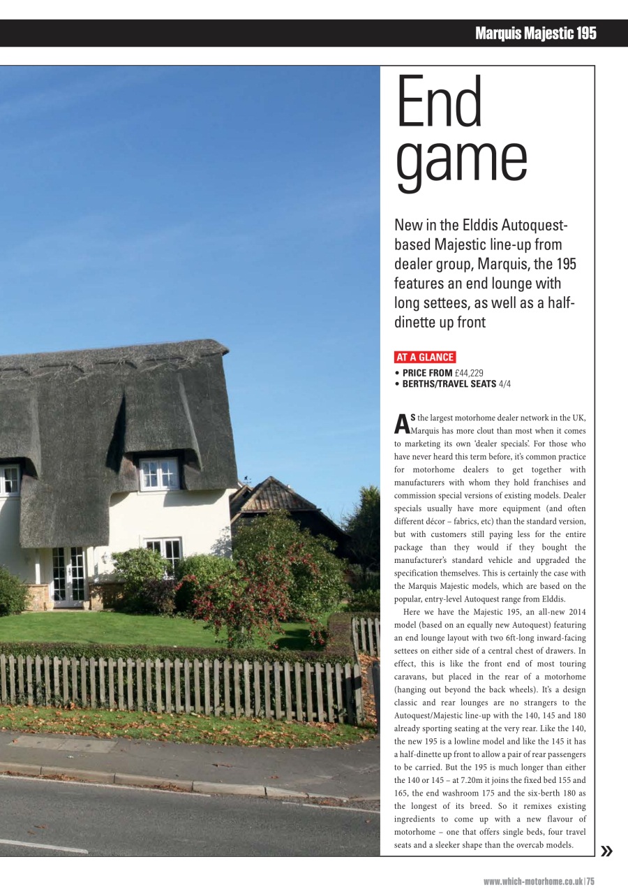 What Motorhome magazine Preview Pages