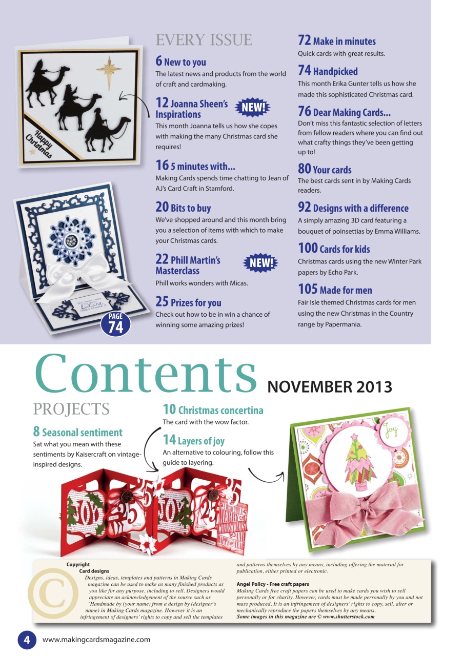 Making Cards & Papercraft Preview Pages