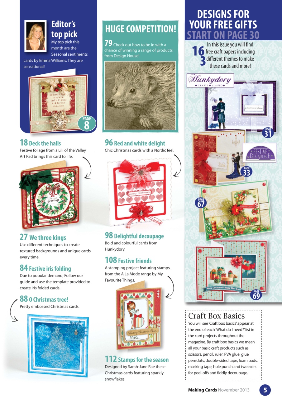 Making Cards & Papercraft Preview Pages