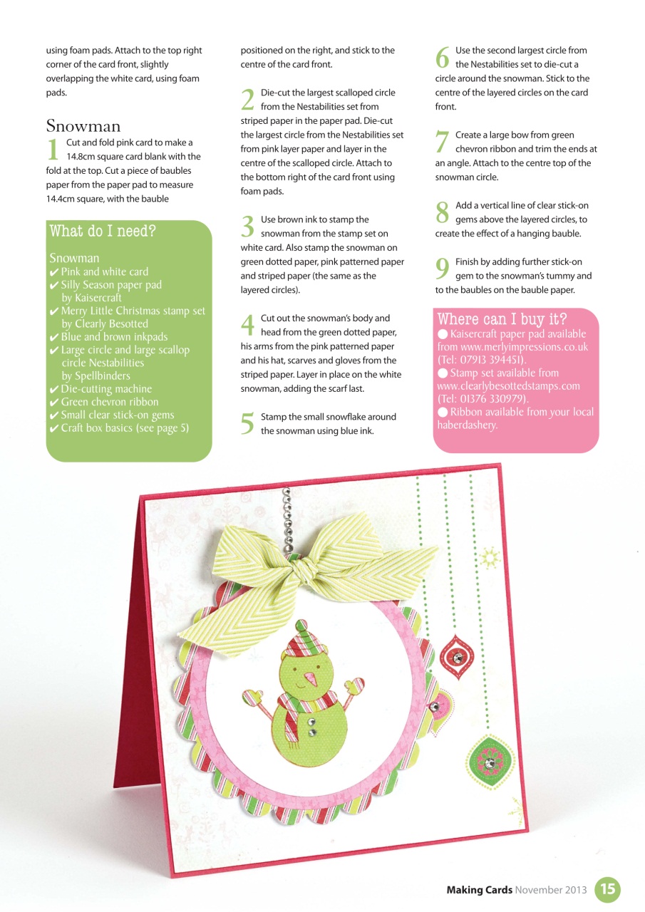 Making Cards & Papercraft Preview Pages